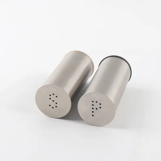 Stainless Steel Jar Seasoning Pot Salt and Pepper Shaker Seasoning Box