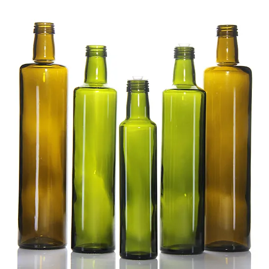 Custom Glass Bottle Square Shape 250ml 500ml Glass Olive Oil Bottle