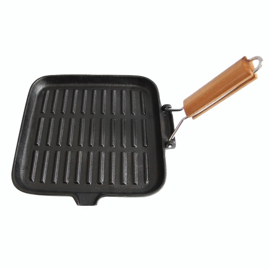 Non-Stick Frying Pan Griddle with Folding Handle