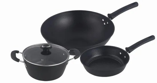 Premium Non-Stick Hammer Set Cookware - Three Essential Pots