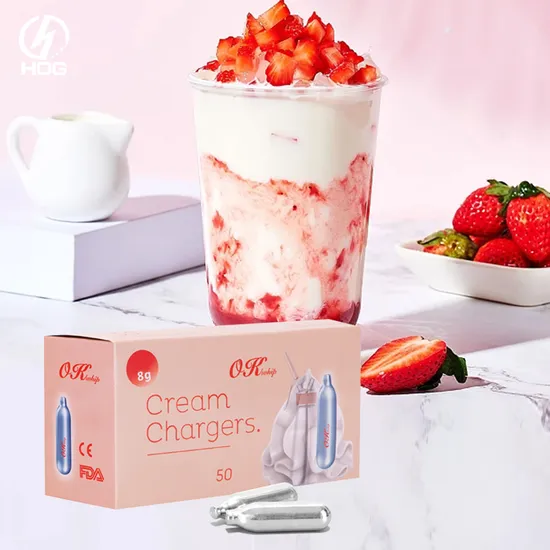 USA Stock Drop Shipping Cheap Price N2o Gas Cream Chargers 8g Whipping Cream Charger Cylinder Genuine Cream Chargers