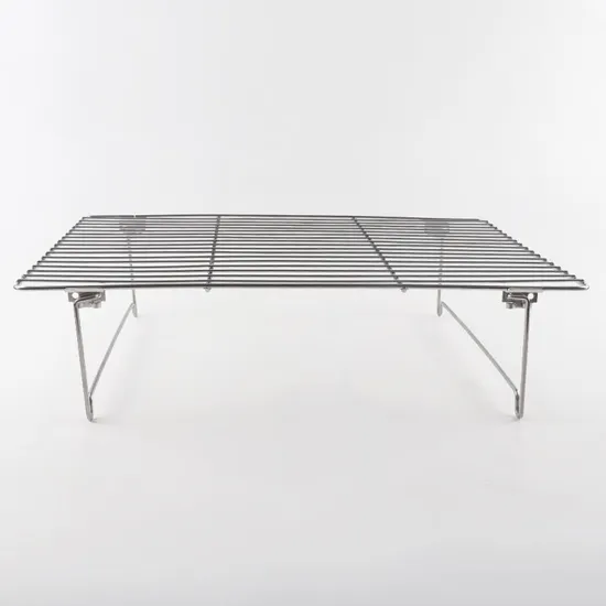 Stainless Nonstick Cake Cooling Grid BBQ Cooling Rack with Folding Legs