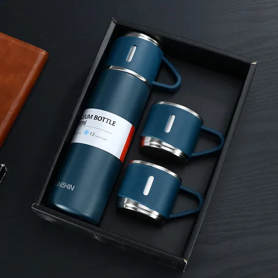 Hot Sale 500ml Insulated Tumbler Set Stainless Steel Water Bottle Gift Set