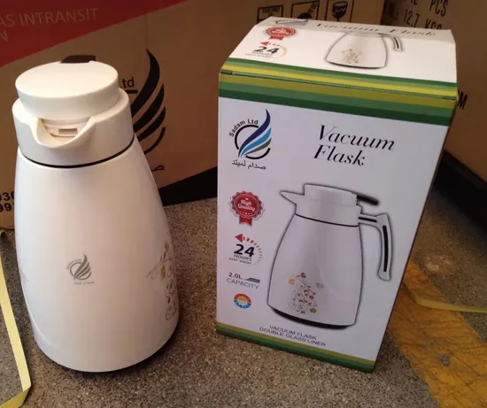 Plastic Vacuum Flask Refill Hot Water Bottle 2L