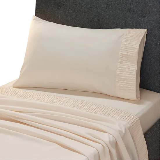 Soft 1800 Bedding Microfiber Sheets Full Size Bed Cream, 3 Pieces Full Size Bed Sheets