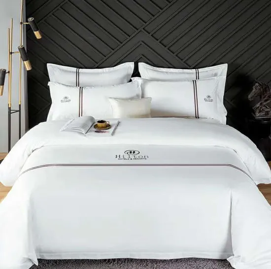 Shenone Latest Designs Wholesale Hotel Linen King Size 100% Cotton Bed Sheet
