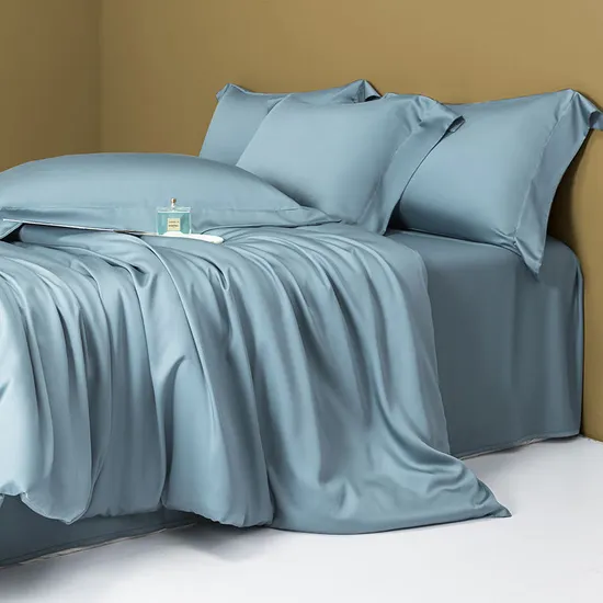 Hot Selling 100% Eucalyptus Fiber Bed Sheets Set Eucalyptus Lyocell Tencel Bedding Set