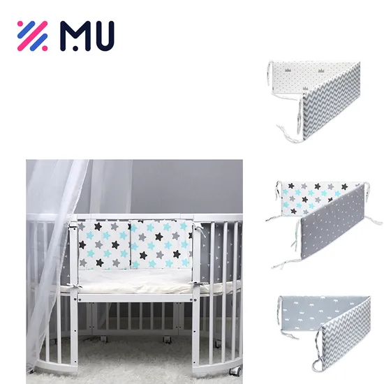New Born Baby Bedding Set Bed Surround Guard Rail Fall Protection Bed Fence Bed Bumper