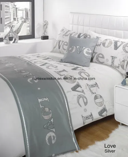 Hotsale 100% Polyester Duvet Cover Pillow Case