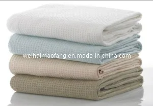100%Cotton Cellular Leno Weave Thermal Hospital Blanket