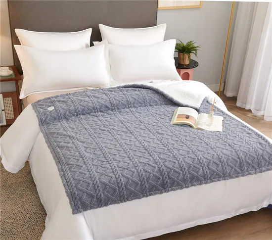 Wholesale Polyester Flannel Queen King Full Size ETL Portable Electric Blanket for Winter