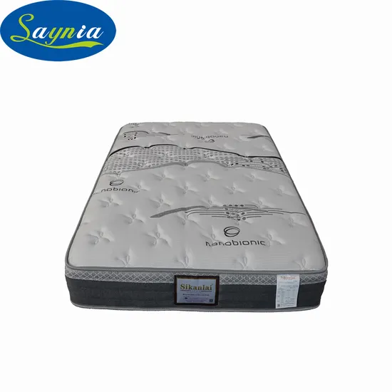Cooling Sleep Bed Queen Size Gel Memory Foam Pocket Spring Coils Mattress