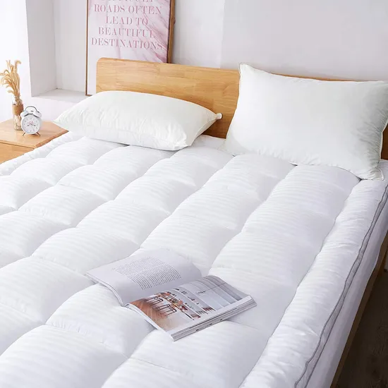 Hot Sale 400tc Cotton Cover Mattress High Quality Thick Mattress Down Alternative Bed Mattress Made in China
