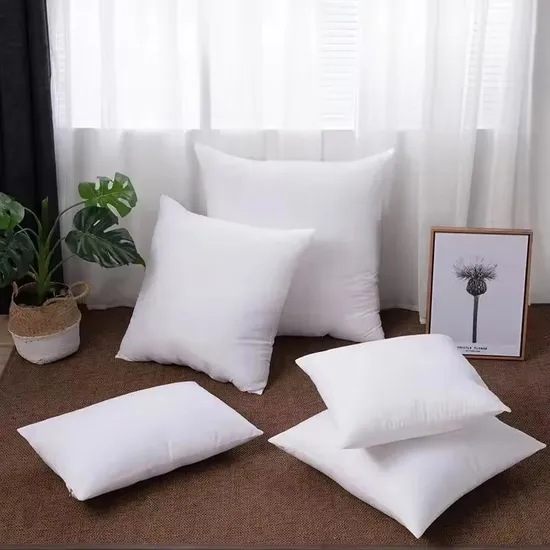 China Factory Cheapest Polyester Hollow Fiber Hotel Sofa Pillow Cushion Inner