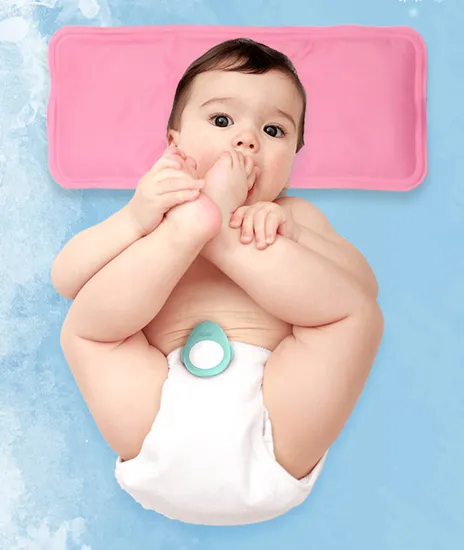 Summer Using Kids and Baby Sleeping Soft Ice Gel Cooling Neck Pillow