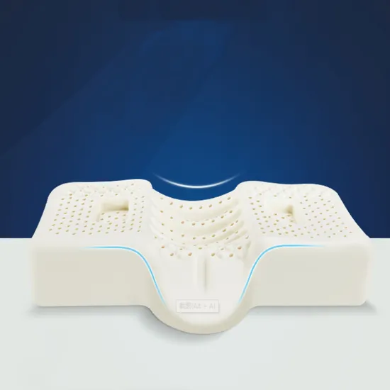 Latex Pillow / Natural Soft Contour Massage Pillow for Home and Hotel
