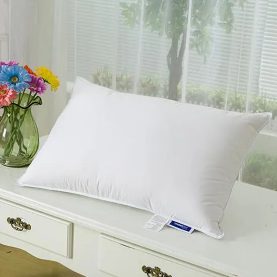 China Supplier Wholesale White Cotton Shell 3D Siliconized Hollow Gel Fiberfill Hotel / Home Bedding Bed Pillow Inner in Vacuum Packing