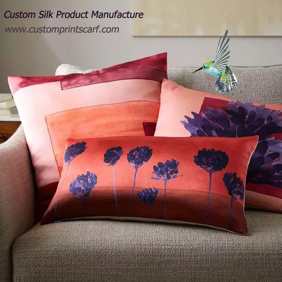 High Quality Low MOQ 100% Mulberry Silk Back Cushions for Sofa