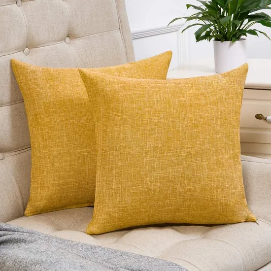 Throw Pillow Case Linen Cushion Cover Pillowcase