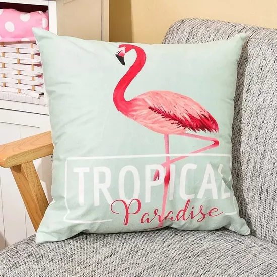 Decoration Christmas Printing Sofa Pillow Case Cute Polyester Plush Toy Pillow