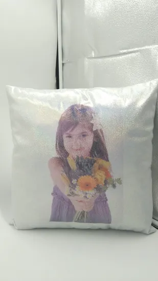 Sublimation Blank Glitter Pillow Cases