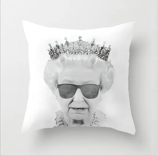 MOQ: 10pieces, Custom Printed Polyester Cushion, Cushion Cover, Back Pillow