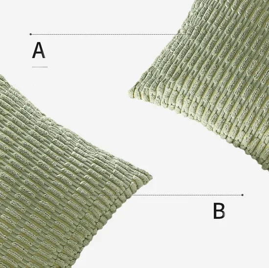 Stylish Corduroy Pillowcase for Sofa and Home Decoration