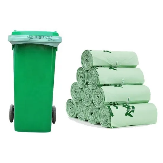 Eco Friendly Home Compostable Poly Plastic Trash Garbage Bags 13 Gal Corn Starch Compostable 100% Biodegradable Custom