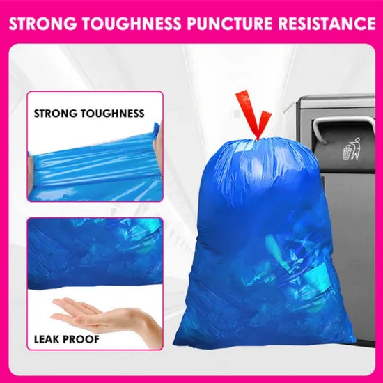 Outdoor Industrial Resistance to Leaks Plastic Garbage Rubbish Bags Aviation Trash Bag