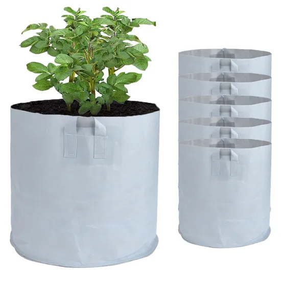 UV Resistant PE Polyethylene High Quality Plastic Nursery Bag Vegetable Grow Bags