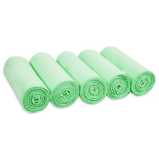 China Manufacturer Custom Printed 100%Biodegradable Trash Bag Garbage Bag