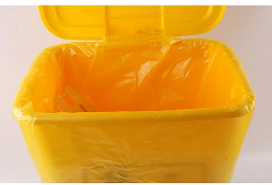 Big Rubbish Heavy Durable Disposable Plastic Collest Biohazard Garbage Bag Medical Waste Bags for Hospital Clinic School Medicine Packaging Packing