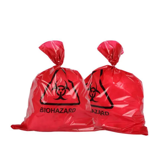 Heat Resistant 135 º C PP Thickened and Enlarged Red Medical Waste Biohazard Waste Bag