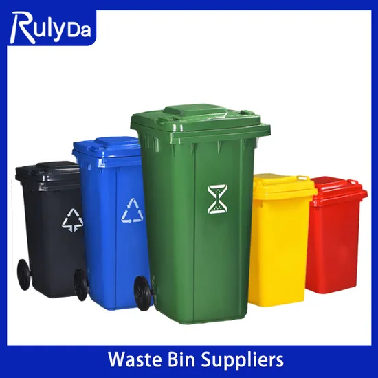 Hot Selling Factory Price Durable Garbage Bins 120 Liter with Wheel