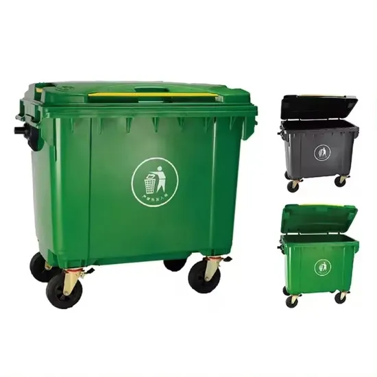1100 Liter Outdoor HDPE Plastic Trash Can Recycle Waste Container Garbage Bin