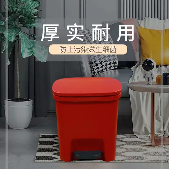 10L Foot Pedal Household with Lid and Sewn Silent Plastic Bucket