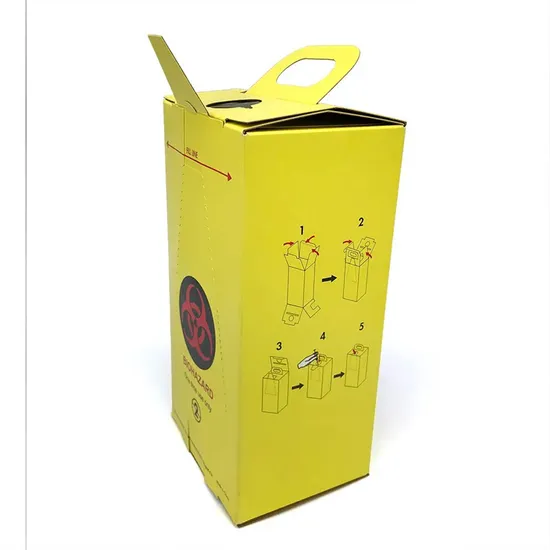 Clinical Type Waste Disposal 5 Litre Cardboard Sharps Container