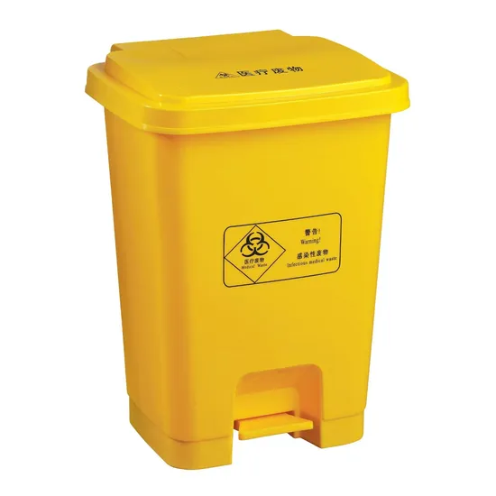 Siny Medical Hospital Plastic Pop up Trash Can with Foot Pedal