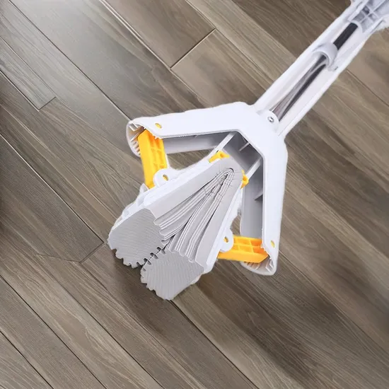 Custiomzed PVA Floors Cleaner Home Swob Foldable Folding Handle Cleaning Product Squeegee Sponge PVA Mop