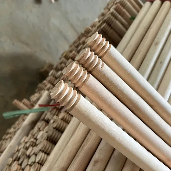 Wholesale Household 120 Cm Wooden Covered Cleaning Broom Handle Broom or Mop Stick