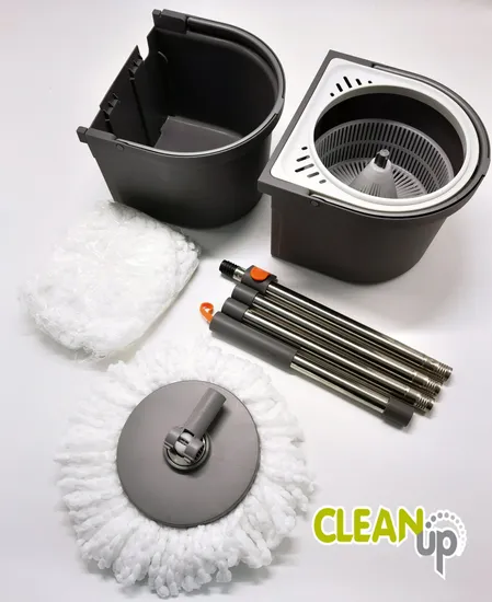 flexible Design 2 in 1 Detachable Bucket Space-Saving Spin Mop Tornado Mop Smart Magic Mop