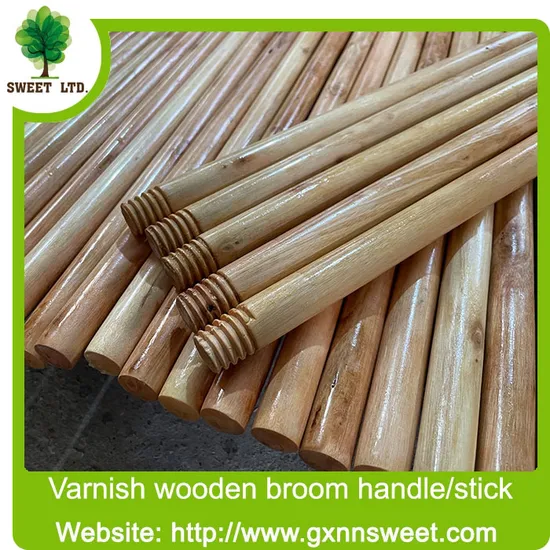 120cm 150cm Varnished Wooden Broom Handle Brush Handle