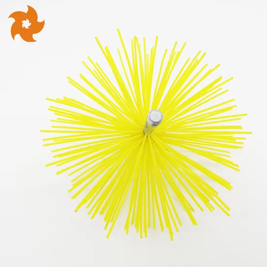 Durable Fireplace Household Items Nylon Wire Sweep Accessories Chimney Cleaning Brush with Rod