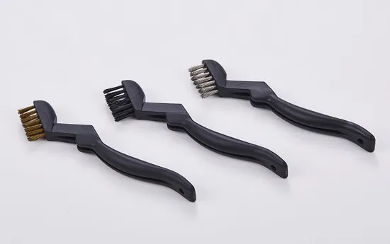 3PCS Details Brush with Black Handle & Three Different Bristle