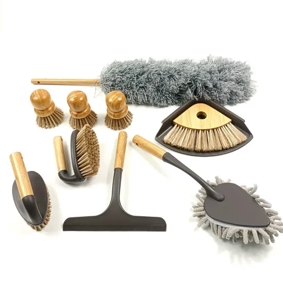 Household Restaurant Kitchen Dish Bamboo Handle Cleaning Brush