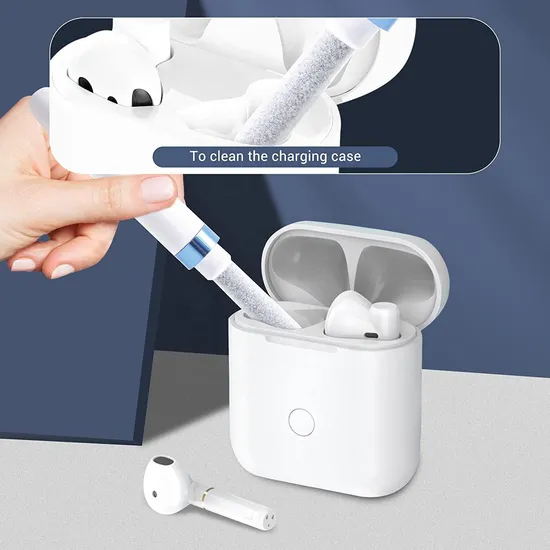 Portable Multi Function 4 in 1 Wireless Headphone Case Dust Removal Cleaner Brush Pen for PRO 1 2 3 Earbuds Cleaning Pen