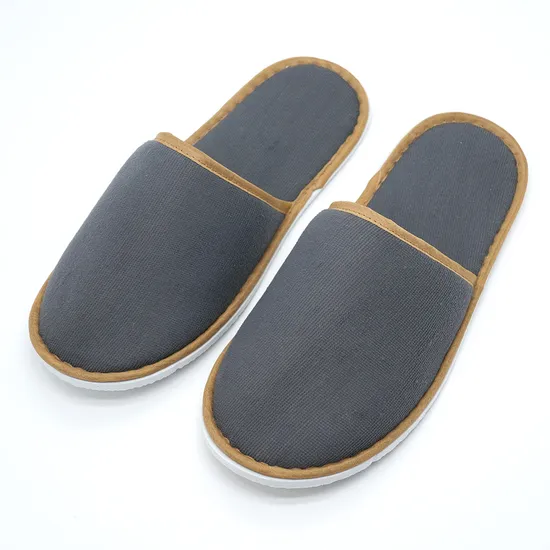 Environmentally Friendly Disposable Non-Woven Fabric Blue Hotel Supplies Guest Slippers