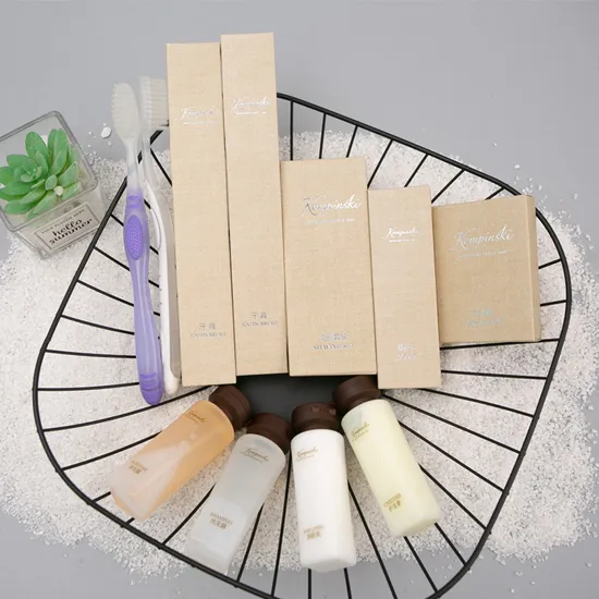 OEM Bio Degradable 5 Star Luxury Hotel Bathroom Hotel Amenities in Bulk