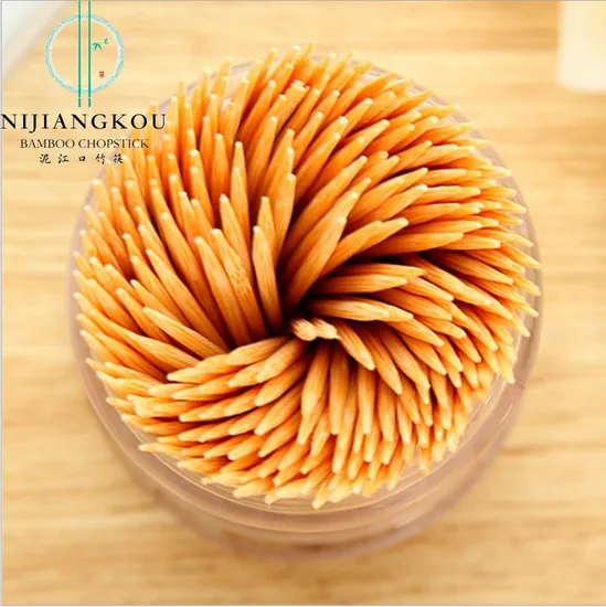 Natural Tooth Picks Good Quality Double Sided Bamboo Toothpicks