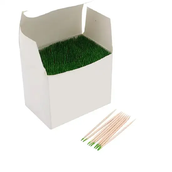 Cheap Price OPP Paper Wrapped Bottled Bamboo Mint Flavored Toothpicks